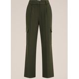 WE Fashion Dames regular fit cargobroek