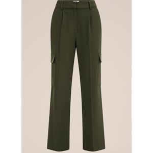 WE Fashion Dames regular fit cargobroek