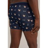 WE Fashion - Boxershort - Donkerblauw