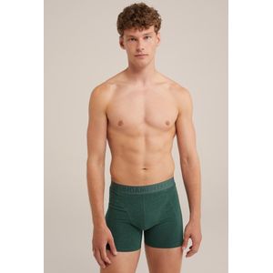 WE - Fundamentals - Boxershort - Groen - Stretchkatoen