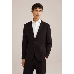 WE Fashion - Kostuum - Zwart - Slim Fit - Gevoerd
