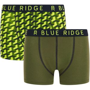 WE Fashion Salty Dog Boxershort - set van 2 Geel/Bruin