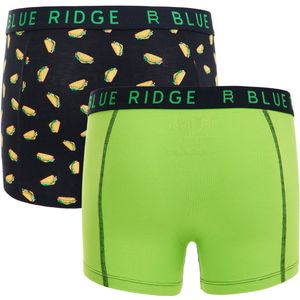 WE Fashion Boxershort - set van 2 Zwart/Groen