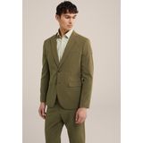 Fundamentals - Heren Slim Fit Blazer - Olijfgroen