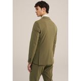 Fundamentals - Heren Slim Fit Blazer - Olijfgroen