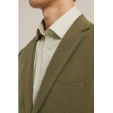 Fundamentals - Heren Slim Fit Blazer - Olijfgroen