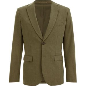 Fundamentals - Heren Slim Fit Blazer - Olijfgroen