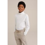 WE Fashion Jongens T-shirt met col