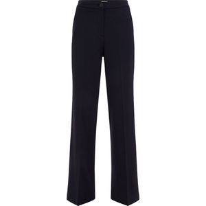 WE Fashion Dames wide leg pantalon met stretch