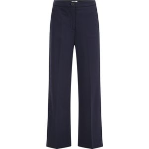 WE Fashion Dames wide leg pantalon met stretch