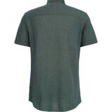 Fundamentals - Slim Fit Overhemd - Mosgroen - Piquéjersey