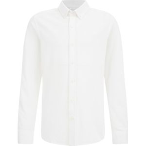 WE Fashion - Jongens Overhemd - Regular Fit - Wit - Katoen
