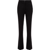WE Fashion Dames flared pantalon met stretch