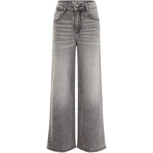 WE Fashion Meisjes wide leg jeans met stretch
