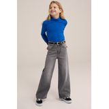 WE Fashion - Wide Leg Fit Jeans - Denim - Hoge Taille - 5-Pocket Model