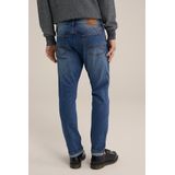 WE Fashion Heren slim fit jeans met medium stretch