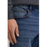 WE Fashion Heren slim fit jeans met medium stretch