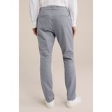 WE Fashion Heren slim fit chino met stretch