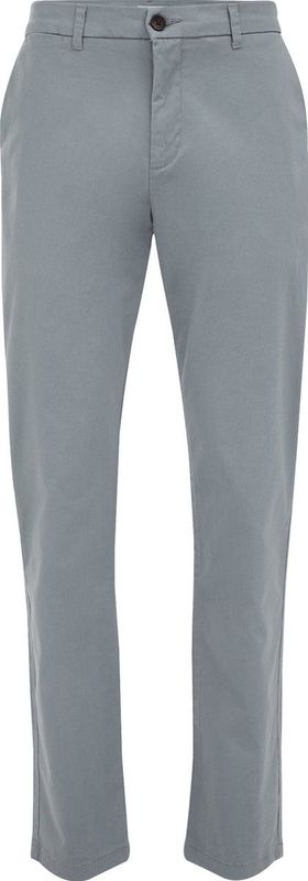 WE Fashion Heren slim fit chino met stretch