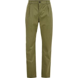 WE Fashion Heren tapered fit chino met stretch