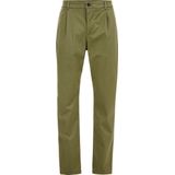 Fundamentals - Heren tapered fit chino met stretch - Tapered - Olijfgroen - Katoen - Maat: 29/30
