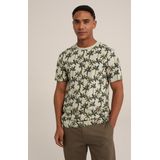 WE Fashion T-shirt met All Over Print Morning Dew