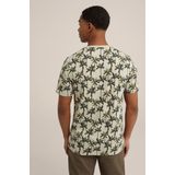 WE Fashion T-shirt met All Over Print Morning Dew