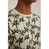 WE Fashion T-shirt met All Over Print Morning Dew