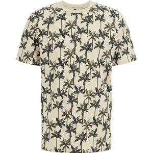 WE Fashion T-shirt met All Over Print Morning Dew