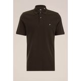 Fundamentals - Heren Polo - Grijsgroen - Katoen - Slim Fit