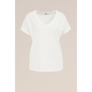 WE Fashion Dames T-shirt met V-hals