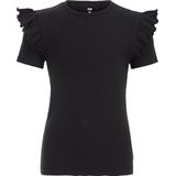 WE Fashion Meisjes T-shirt met ruches