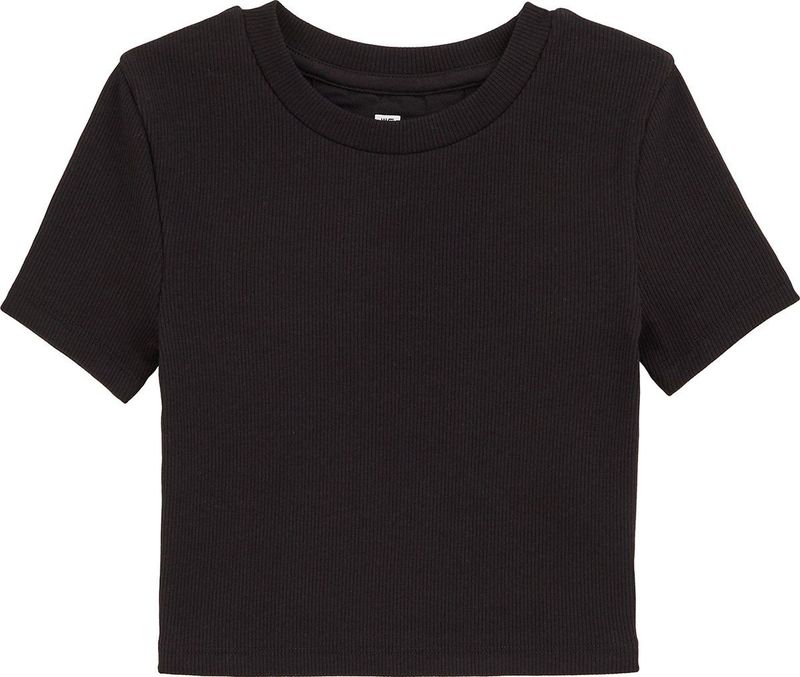 Bikini - Effen - Jersey - Ronde Hals - Kwartmouw - Slanke Pasvorm