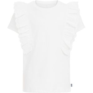 WE Fashion Meisjes T-shirt met ruches