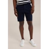 WE Fashion - Chino Short - Katoenmix - Blauw