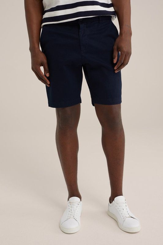 WE Fashion - Chino Short - Katoenmix - Blauw