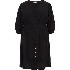 WE Fashion Curve Blousejurk Zwart
