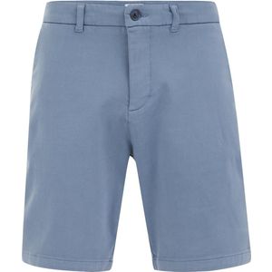 WE Fashion - Heren slim fit chinoshort - Slim Fit - Lichtblauw -  Maat: 28