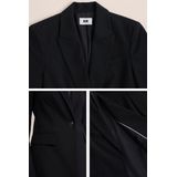 WE Fashion - Blazer - Dames - Regular Fit - Premium Wolmix