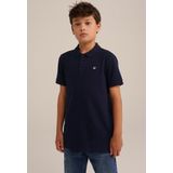 WE Fashion Shirt  marine / zwart / wit