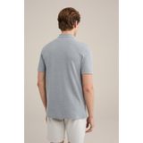 Fundamentals - Heren Polo - Grijsblauw - Katoen - Slim Fit