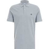 Fundamentals - Heren Polo - Grijsblauw - Katoen - Slim Fit