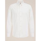 Fundamentals - Heren Overhemd - Wit - Linnenmix - Tall Fit