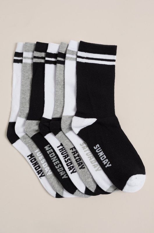 Enkelsokken - Katoenmix - Set van Zeven Paar