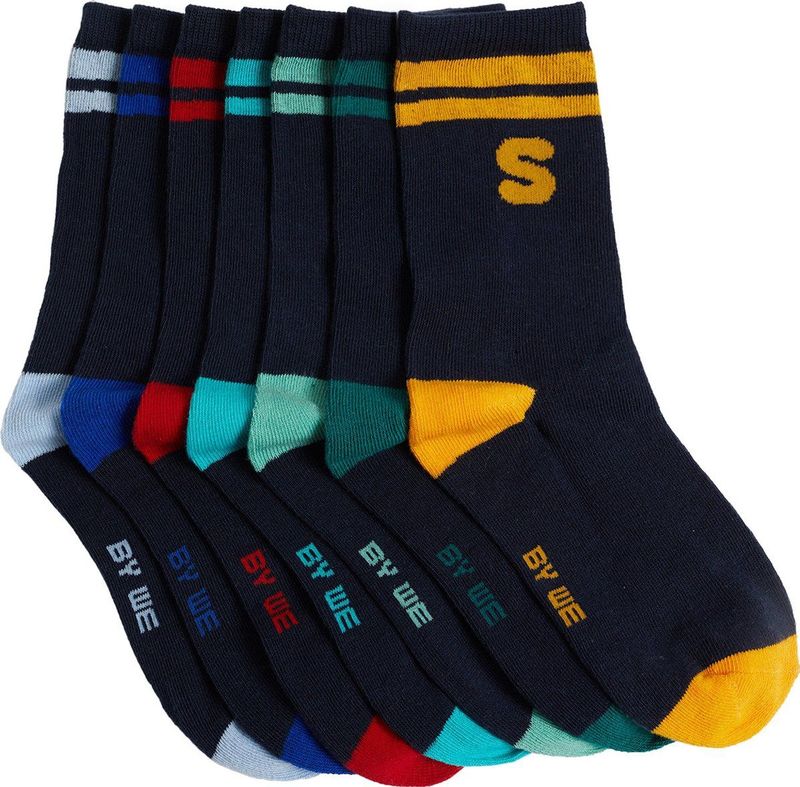 Huissokken - Katoenmix - Set van Zeven Paar