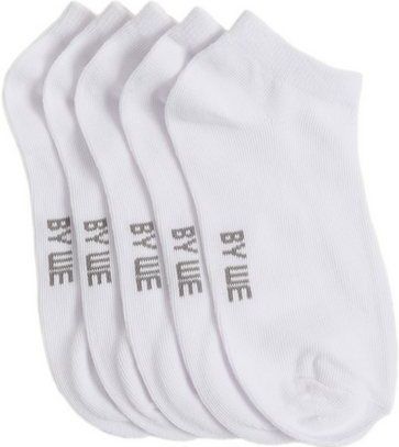 WE Fashion enkelsokken - set van 5 wit