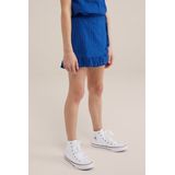 Skort - Wit - Broderie Anglaise - Elastische Taille