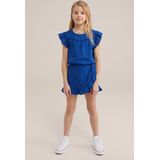 Skort - Wit - Broderie Anglaise - Elastische Taille