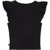 WE Fashion Meisjes cropped T-shirt met ruches