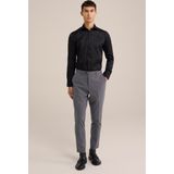 WE Fashion - Slim Fit Overhemd - Luxe Katoen - Ingeweven Structuur